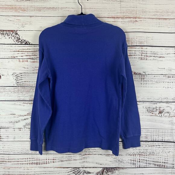 Womens VTG Mickey Co Disney Purple Knit Turtleneck Mickey Minnie Heart Cotton L - Picture 5 of 5